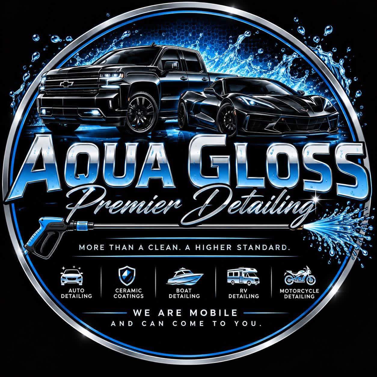 Aqua Gloss Premier Detailing logo